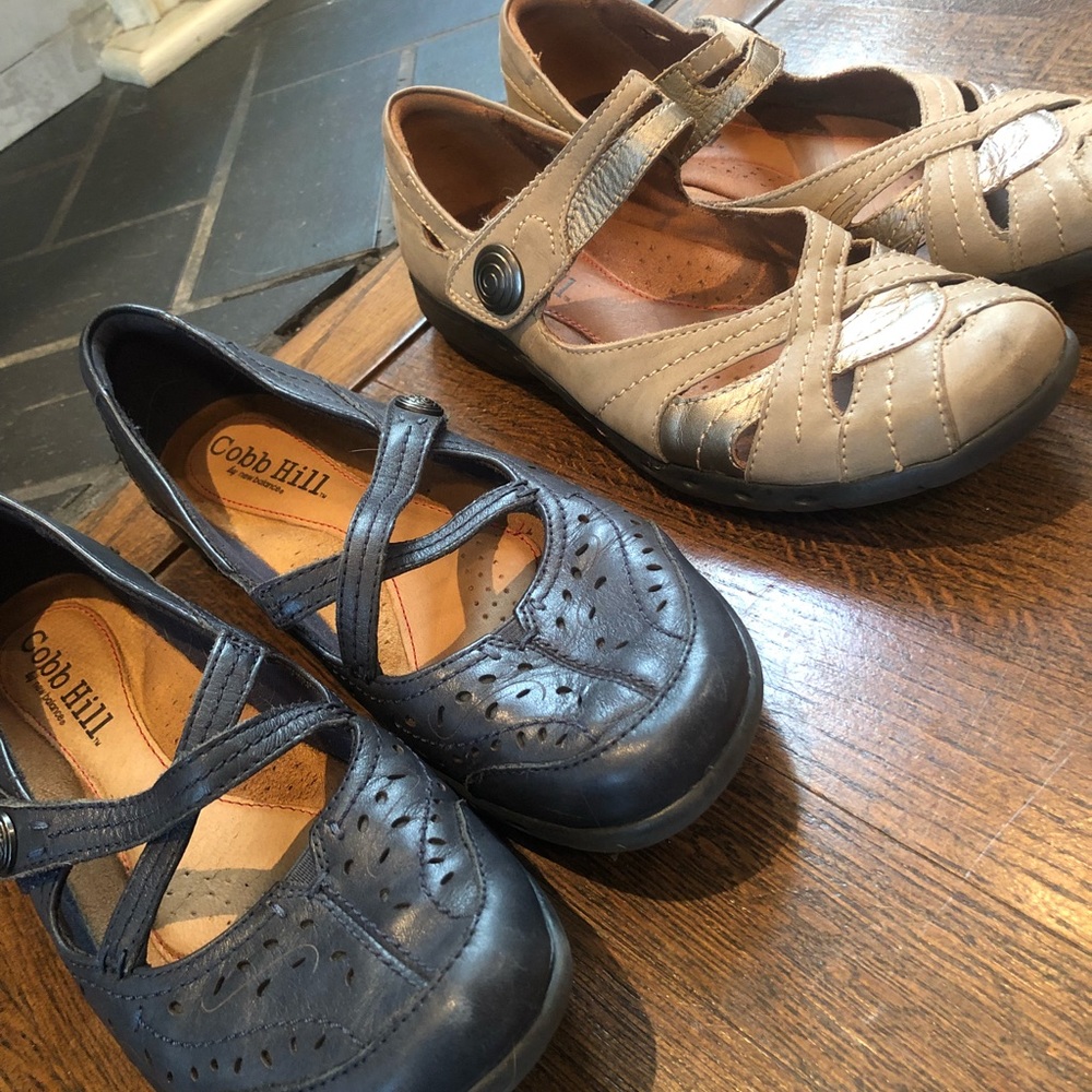 Cobb Hill Mary Janes, set up to, size 8